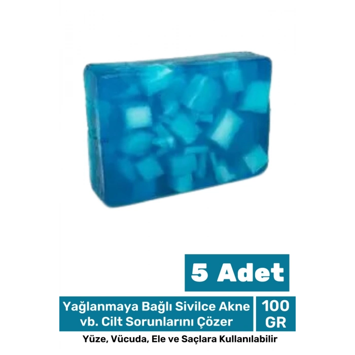 %100 Doğal Güzel Kokulu El Yüz Saç Vücut Cilt Orijinal Bitkisel Kolojen Sabunu 100G - 5 Adet