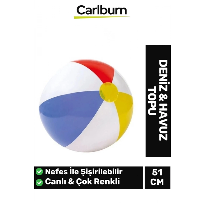 Özel Üretim Dilimli Canlı Çok Renkli Nefes Şişirilen Vinil Malzeme Üretimi 51 cm Deniz Havuz Su Topu