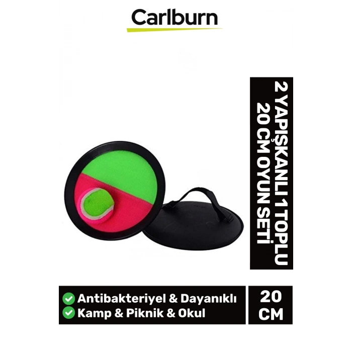 Premium Yumuşak Cash Ball 2 Yapışkanlı 1 Toplu 20 Cm Oyun Seti