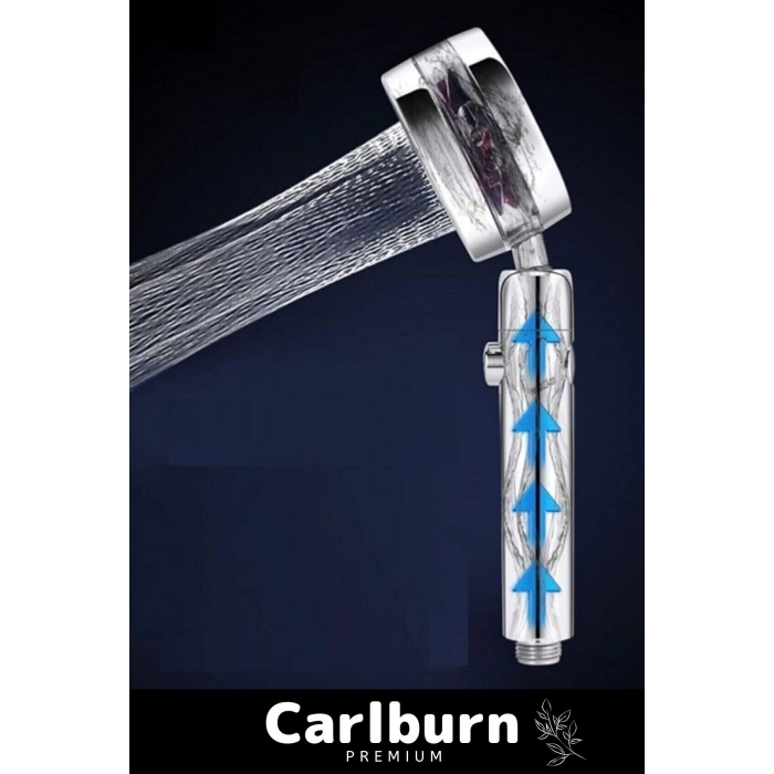 Sağlam Kopmaz Paslanmaz Turbo Duş Başlığı Basınçlı Ayarlanabilir Su Tasarrufu Hortum Mafsal Seti