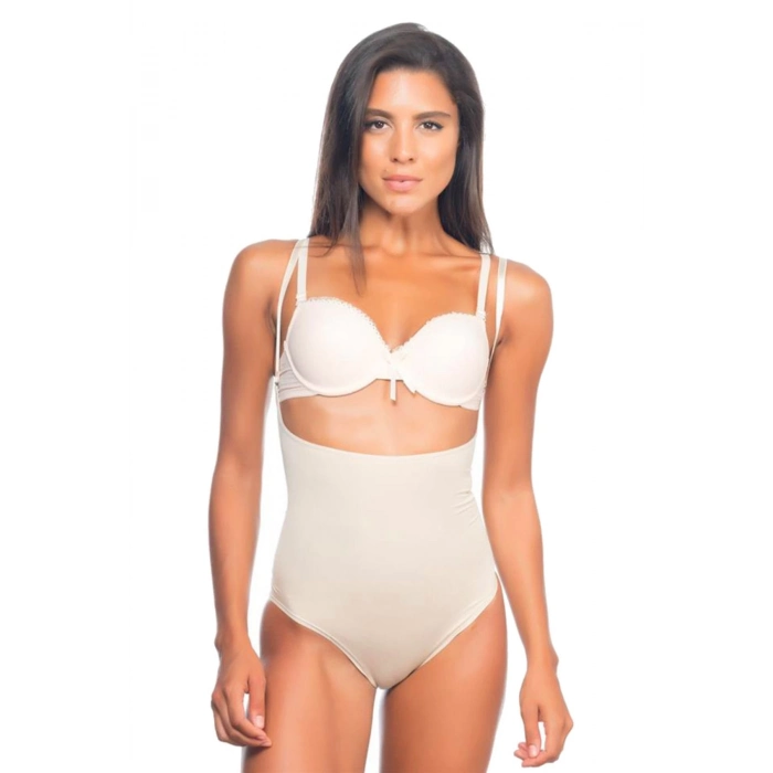Özel Üretim Lazer Kesim İz Göstermeyen Kaymaz Toparlayıcı Vücut Şekillendirici Göğsü Açık Slip Korse