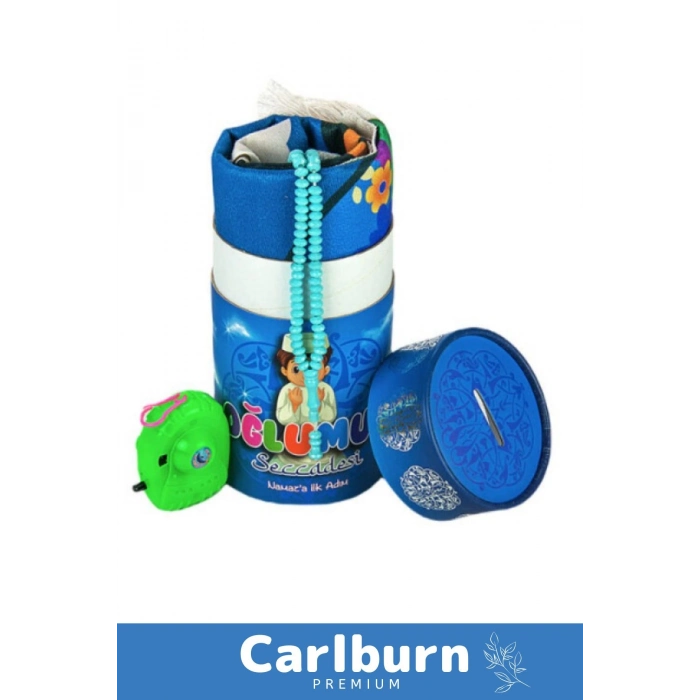 Namaza İlk Adım Kızımın Oğlumun Seccadesi Oyuncak Medine Görselli Fotoğraf Makinesi Tesbih Seti