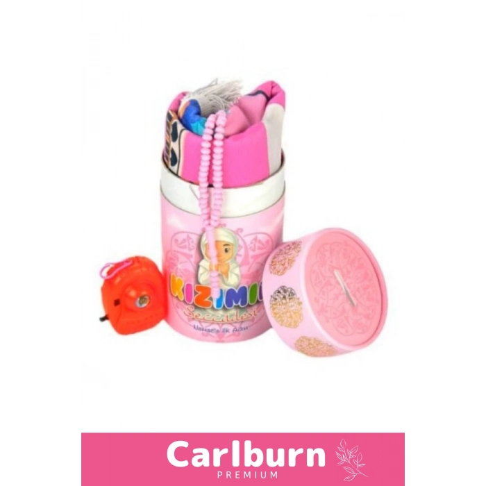 Namaza İlk Adım Kızımın Oğlumun Seccadesi Oyuncak Medine Görselli Fotoğraf Makinesi Tesbih Seti