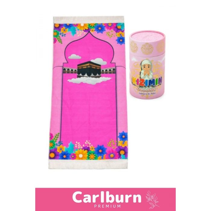 Namaza İlk Adım Kızımın Oğlumun Seccadesi Oyuncak Medine Görselli Fotoğraf Makinesi Tesbih Seti