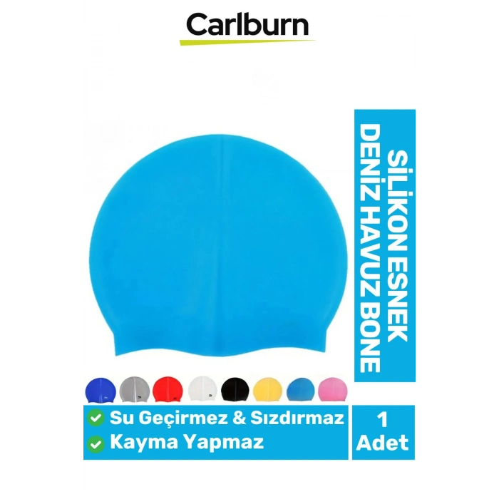 Özel Üretim Kaymaz Su Geçirmez Sızdırmaz Silikon Yüzücü Elastik Yüzme Şapkası Havuz Deniz Bonesi