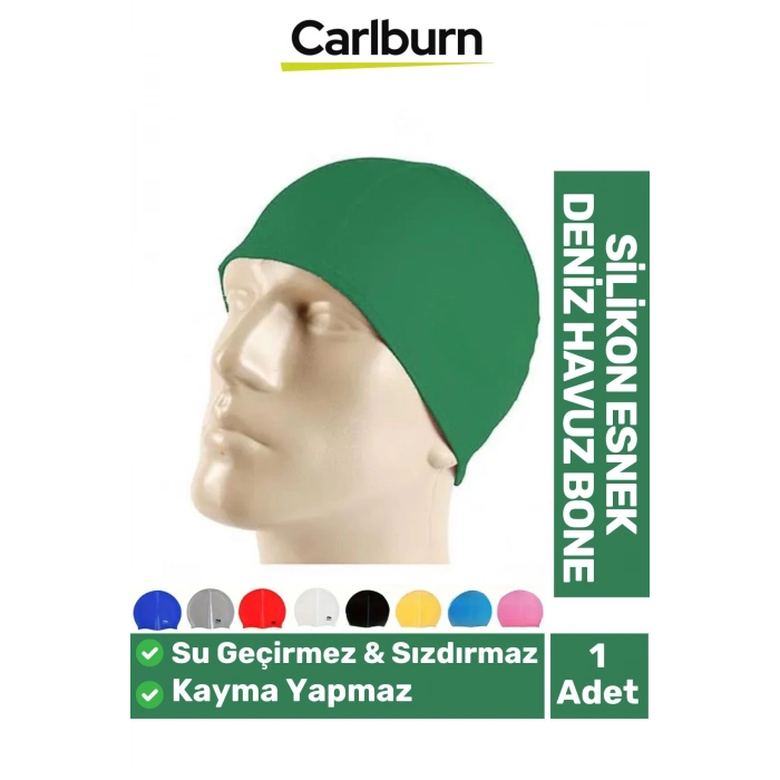 Özel Üretim Kaymaz Su Geçirmez Sızdırmaz Silikon Yüzücü Elastik Yüzme Şapkası Havuz Deniz Bonesi