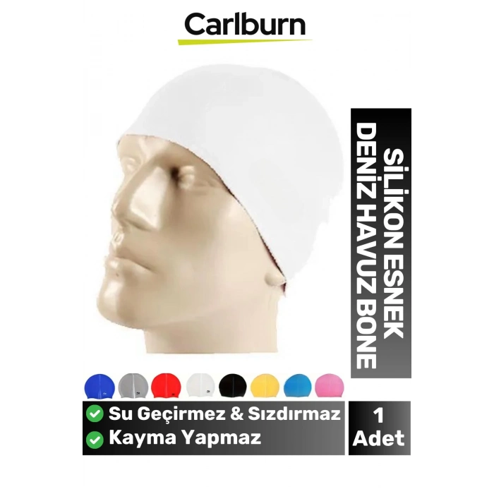 Özel Üretim Kaymaz Su Geçirmez Sızdırmaz Silikon Yüzücü Elastik Yüzme Şapkası Havuz Deniz Bonesi