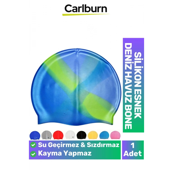 Özel Üretim Kaymaz Su Geçirmez Sızdırmaz Silikon Yüzücü Elastik Yüzme Şapkası Havuz Deniz Bonesi