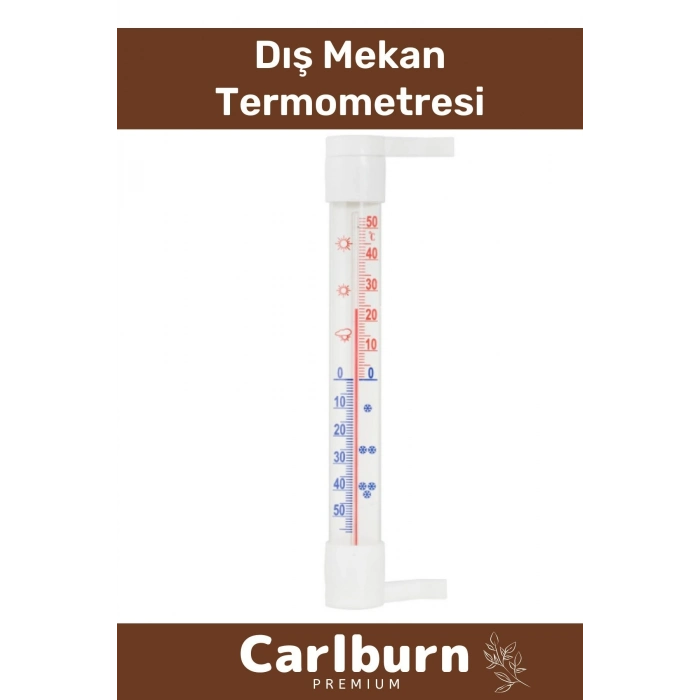Özel Üretim Kolay Yapıştırılan -50°C ile 50°C Derece Sıcak Soğuk Hava Ölçen Dış Mekan Termometre