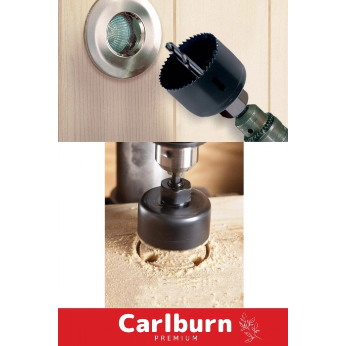 Premium 8 Parça Panç Seti Ağaç Kesme Alyan Anahtarlı Alçıpan Tavan Kesme Matkap Ucu Takımı