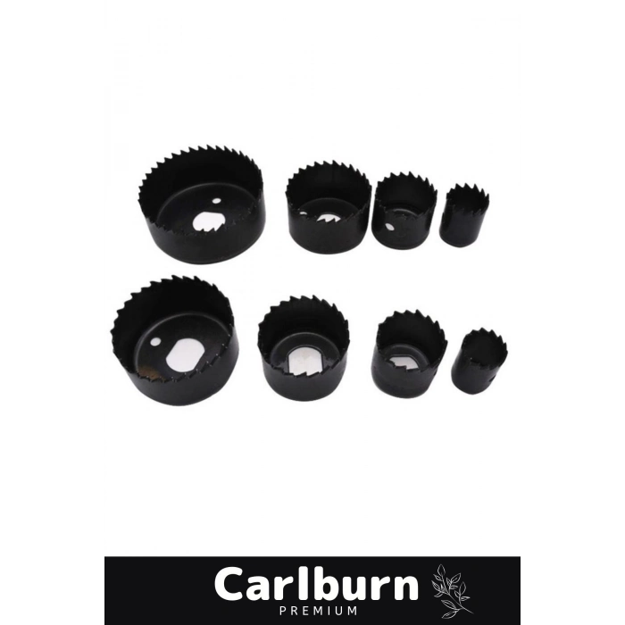 Premium 11 Parça Panç Seti Ağaç Kesme Alyan Anahtarlı Alçıpan Tavan Kesme Matkap Ucu Takımı