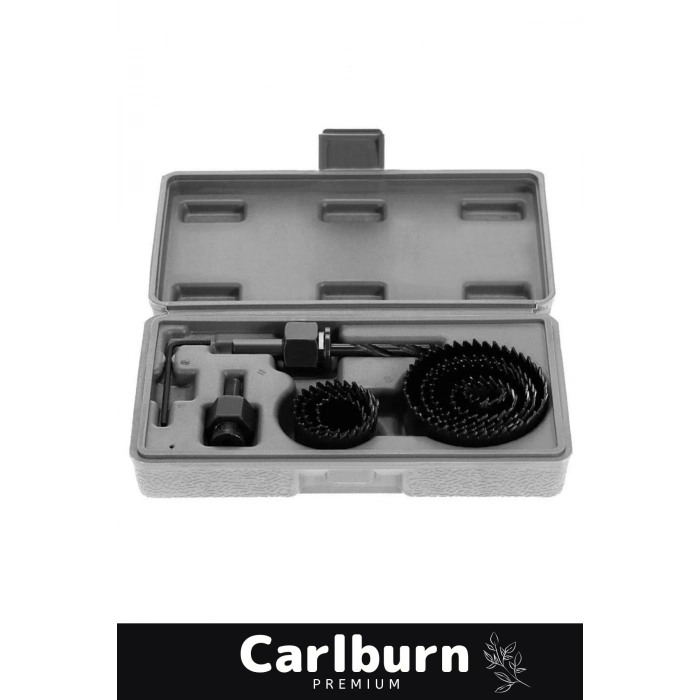 Premium 11 Parça Panç Seti Ağaç Kesme Alyan Anahtarlı Alçıpan Tavan Kesme Matkap Ucu Takımı