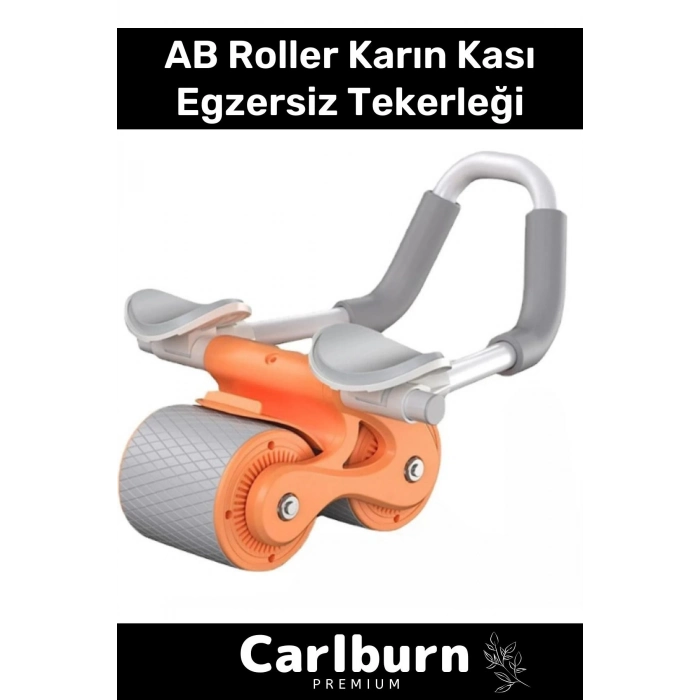 Premium Kaymaz Önleyici Geri Dönme Akıllı Fren Sessiz Çalışan AB Roller Karın Kası Egzersiz Tekerlek