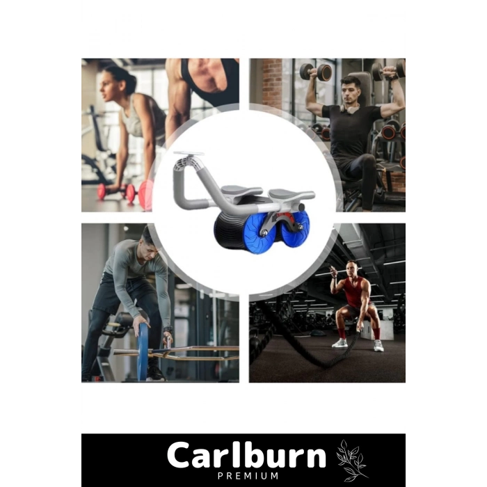 Premium Kaymaz Önleyici Geri Dönme Akıllı Fren Sessiz Çalışan AB Roller Karın Kası Egzersiz Tekerlek