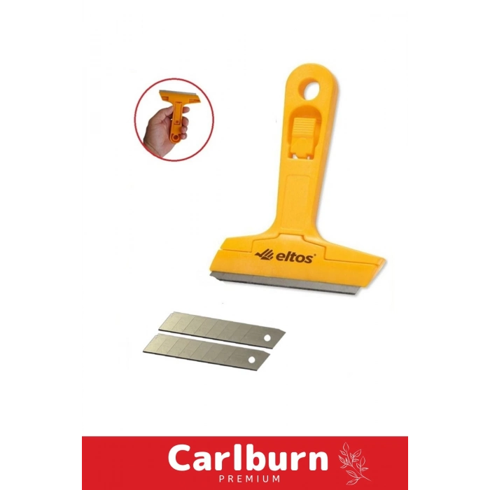 Premium Çok Fonksiyonlu Profesyonel Cam Fayans Derz Boya Kazıma Bıçağı 2 Adet Yedek Bıçak Hediyeli