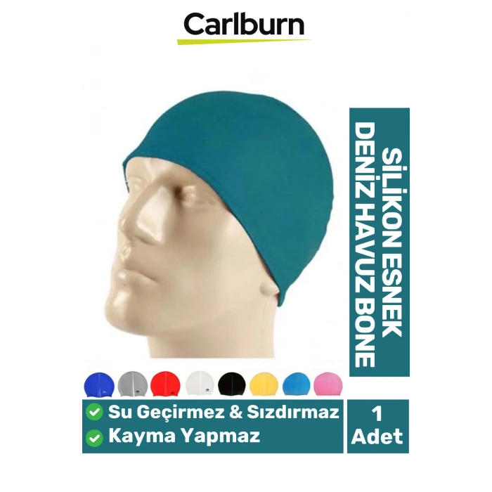 Özel Üretim Kaymaz Su Geçirmez Sızdırmaz Silikon Yüzücü Elastik Yüzme Şapkası Havuz Deniz Bonesi