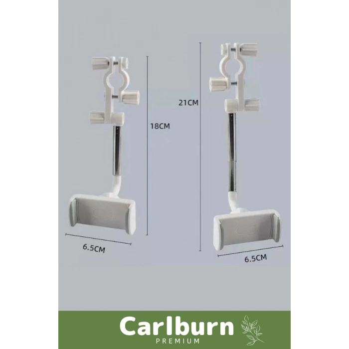 Özel Üretim 360 Derece Dönebilen Ayarlanabilir Hızlı Sökülebilen Dikiz Aynaya Takılan Telefon Tutucu