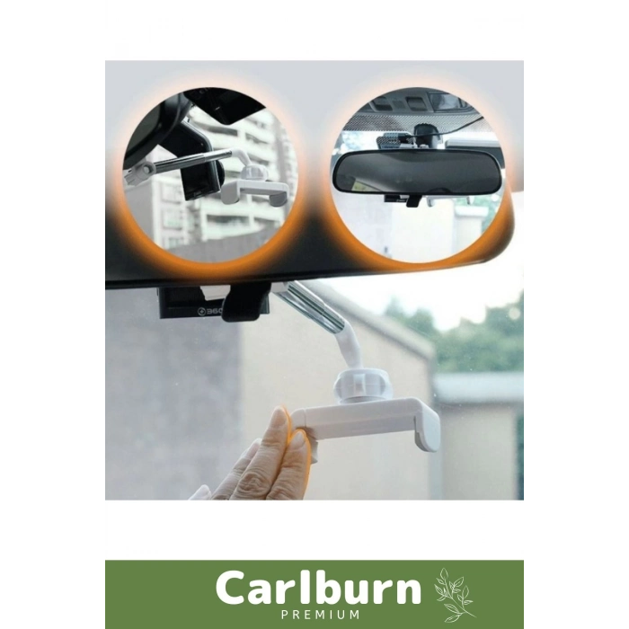 Özel Üretim 360 Derece Dönebilen Ayarlanabilir Hızlı Sökülebilen Dikiz Aynaya Takılan Telefon Tutucu