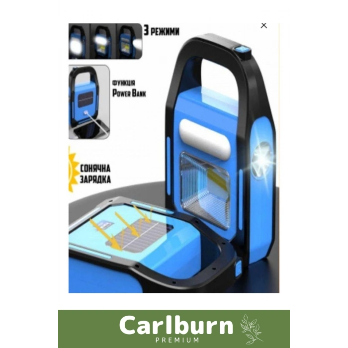 Özel Üretim Darbeye Dayanıklı 300 Gram Usb Güneş Enerjili Işıldak Powerbank Özellikli Kamp Lambası