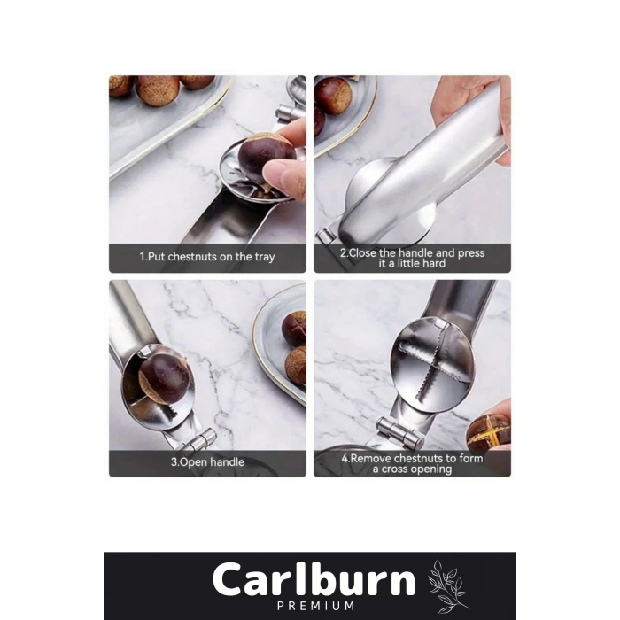 Özel Üretim Profesyonel Kaymaz Sağlı Ergonomik Paslanmaz Çelik Metal Kestane Çizici Pense