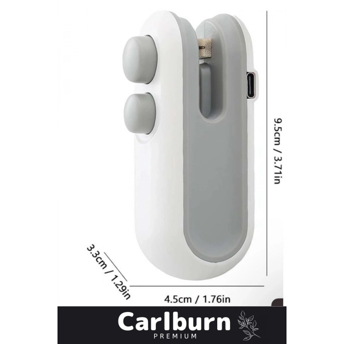 Özel Üretim Isınmaya Gerek Duymayan Kapama Kesme İşlevli 400mAh Şarj Edilebilir Mini Poşet Kapatıcı