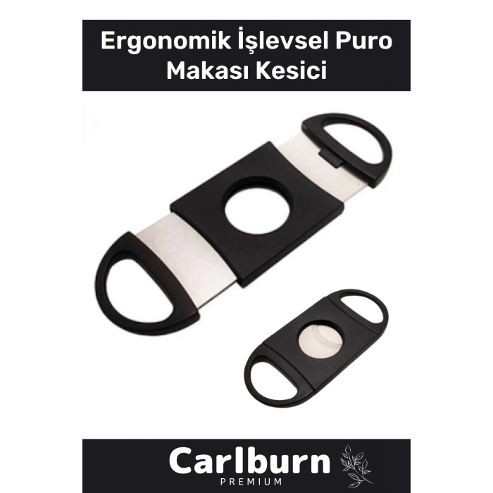 Özel Üretim Ergonomik Plastik Tutuş Paslanmaz Çelik Bıçak Zarif Estetik İşlevsel Puro Makası Kesici