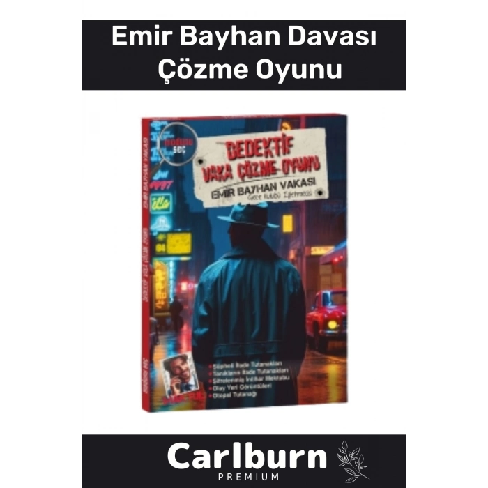 Özel Üretim Dedektif Kanlı Para Cinayet Katil Kim Dava Vaka Çözme Emir Bayhan Davası Oyunu
