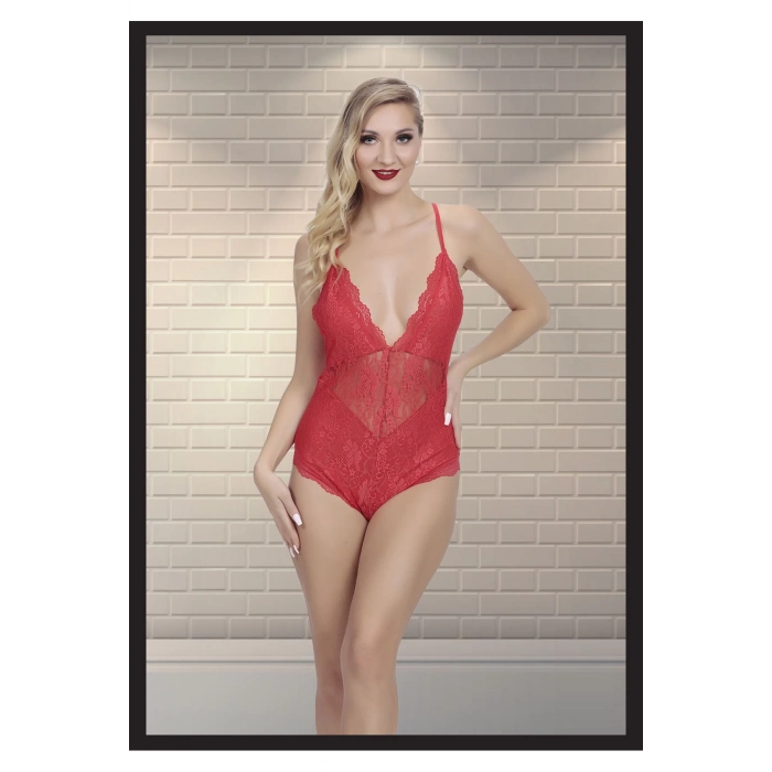 Özel Üretim Fantezi Erotik Seksi Kadın Dantelli Zarif Transparan İç Gösteren Şık Babydoll