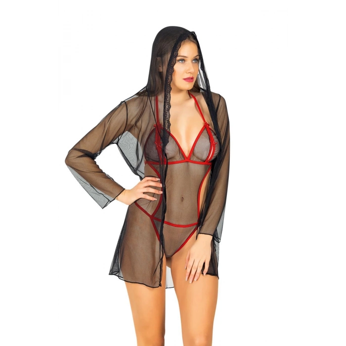 Özel Üretim Seksi Şık Zarif Rahat Kadın Büyüleyici Cezbedici Fantezi Gecelik Sabahlık Takım