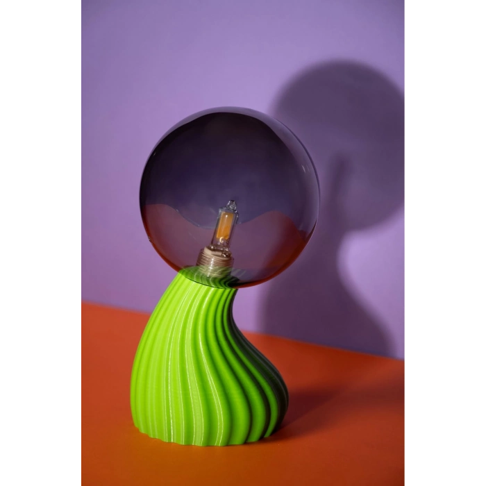 Özel Üretim Dekoratif Şık Biyobozunur Plastik 10 Cm On/Off Düğmeli Hayalet Spooky Masa Gece Lambası