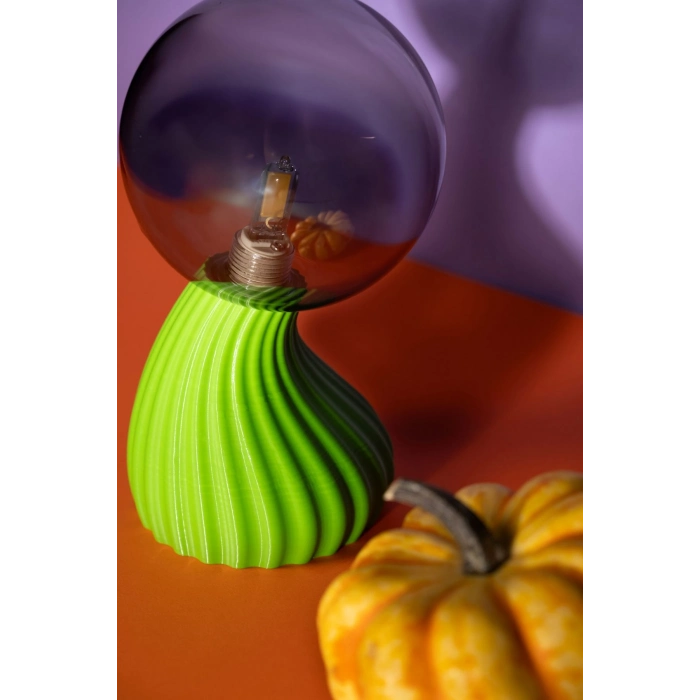 Özel Üretim Dekoratif Şık Biyobozunur Plastik 10 Cm On/Off Düğmeli Hayalet Spooky Masa Gece Lambası