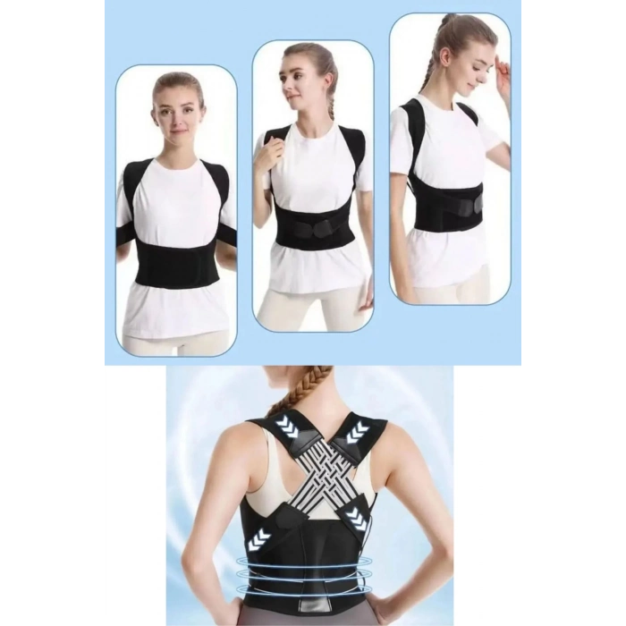 Özel Üretim Omurga Sırt Kas Güçlendirici Sırt Boyun Omuz Doğru Duruş Rahat Dik Duruş Korsesi
