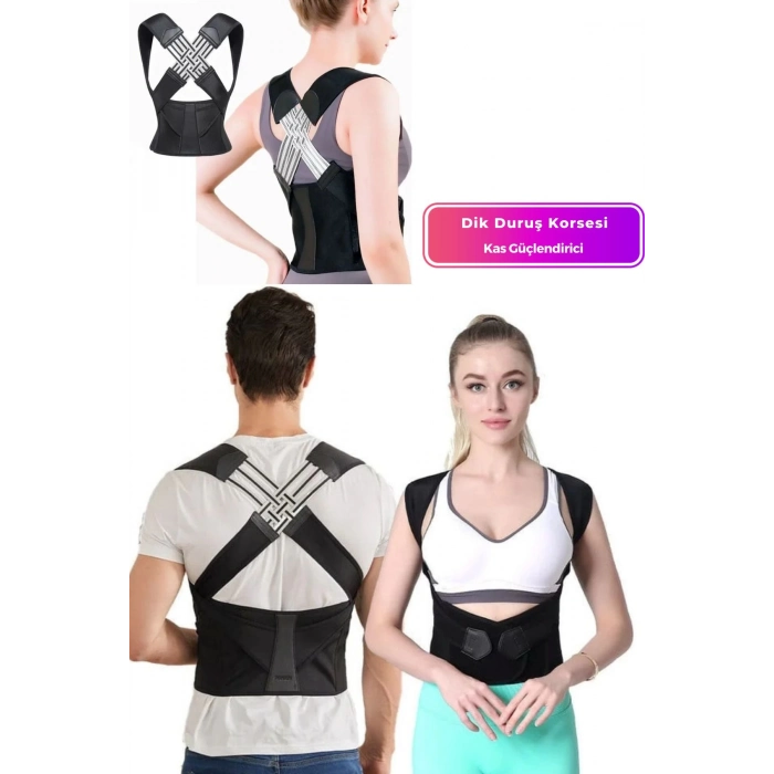 Özel Üretim Omurga Sırt Kas Güçlendirici Sırt Boyun Omuz Doğru Duruş Rahat Dik Duruş Korsesi