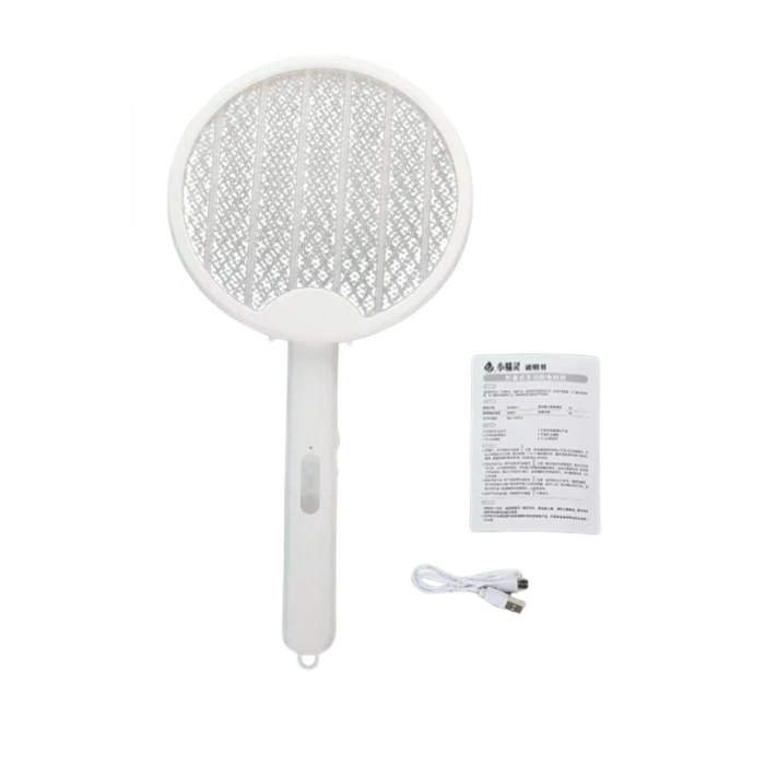 Premium Uzun Ömürlü Batarya Pratik Etkili 1200 mAh Şarjlı UV Katlanabilir Sivrisinek Öldürücü Raket