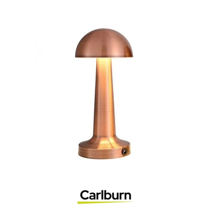 Özel Tasarım 3 Modlu 23 cm x 9 cm Modern Aç/Kapa Butonlu Mantar Dokunmatik LED Masa Lambası