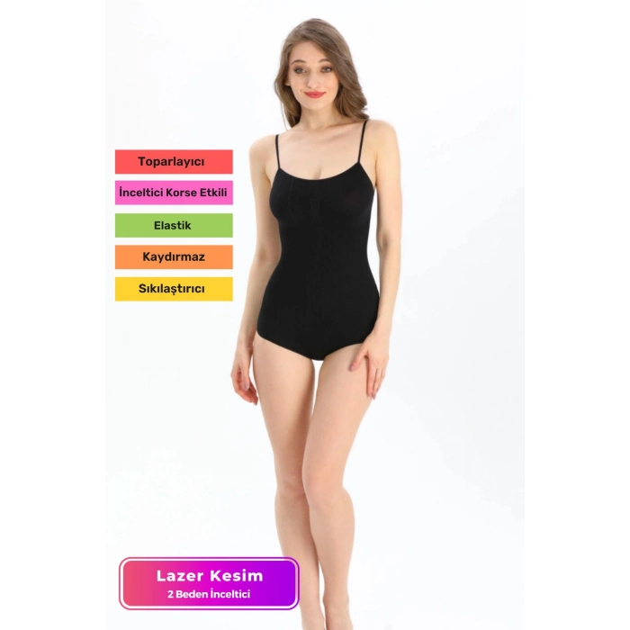 Özel Üretim Toparlayıcı Vücut Şekillendirici Kaymaz İz Göstermeyen Rahat Kadın Slip Body