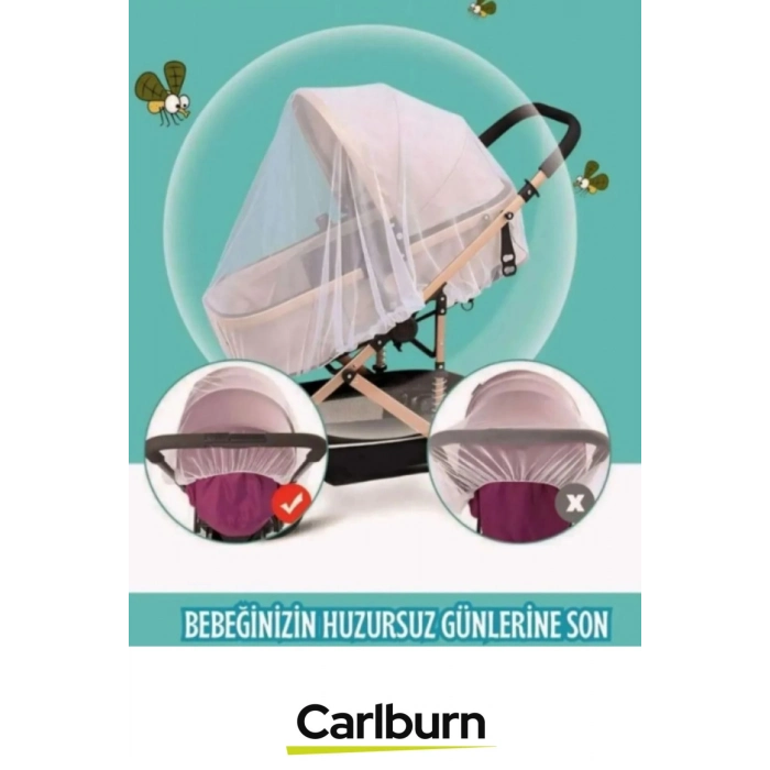 Özel Üretim Sinek Örümcek Böcek Karşı Koruma Mikro Delik Tak Çıkar 100x80x80 Bebek Arabası Cibinliği