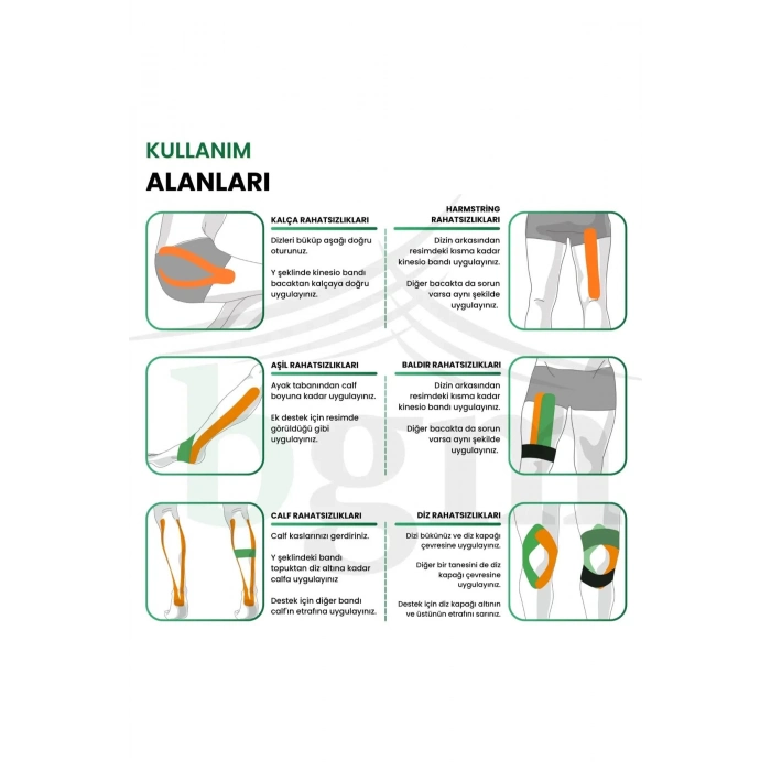 Hızlı Etkili Büyük Boy Kas Eklem Bel Bacak Kol Boyun Sırt Omuz Karın Kalça Ağrı Isı Bandı 5cmx5m