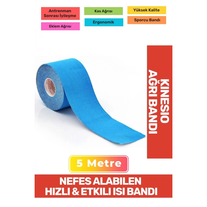 Hızlı Etkili Büyük Boy Kas Eklem Bel Bacak Kol Boyun Sırt Omuz Karın Kalça Ağrı Isı Bandı 5cmx5m