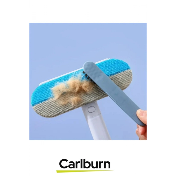 Özel Üretim Çift Taraflı Kaymaz Uzun Ergonomik Saplı Evcil Hayvan Kedi Köpek Tüy Temizleme Fırçası