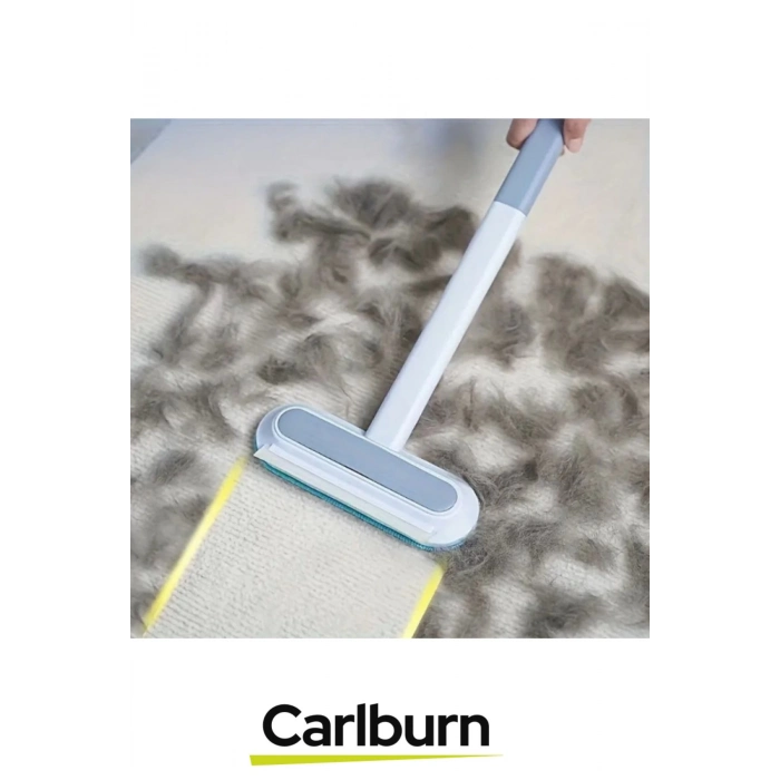 Özel Üretim Çift Taraflı Kaymaz Uzun Ergonomik Saplı Evcil Hayvan Kedi Köpek Tüy Temizleme Fırçası