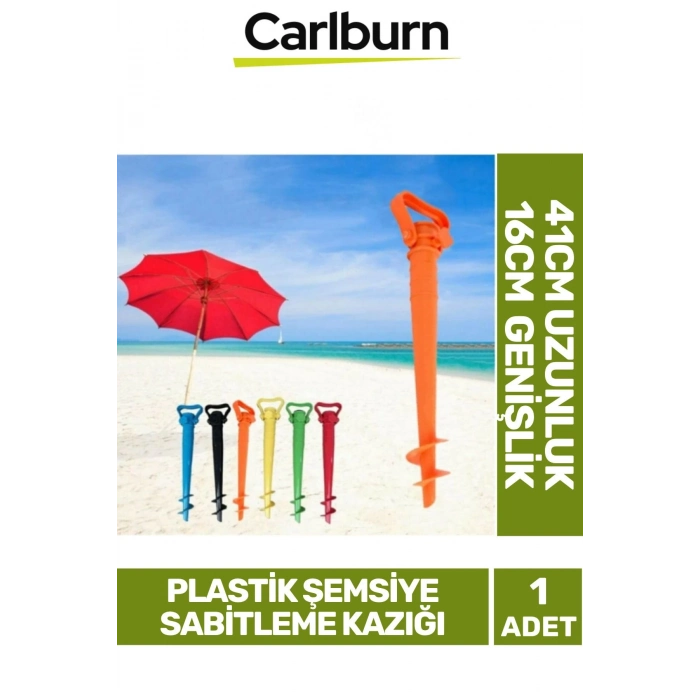Özel Tasarım Dayanıklı Plastik 41cm Uzunluk 16cm Genişlik Plastik Şemsiye Sabitleme Kazığı