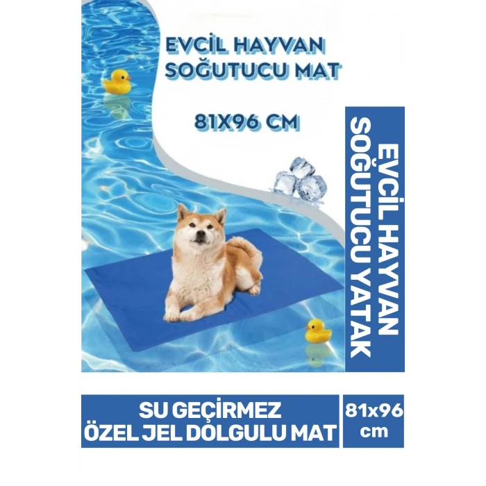 Özel Üretim Vücut Isısı Dengeleyen Kedi Köpek Jel Dolgulu Evcil Hayvan Soğutucu Yatak Mat 81x96 cm