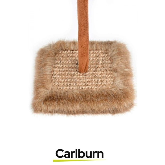 Premium Tırnak Törpüleme 14x14cm En 26cm Yükseklik Dayanıklı Sesli Oyuncaklı Kedi Tırmalama Tahtası