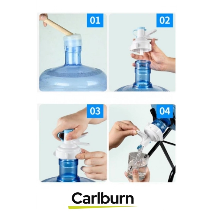 Özel Üretim Dayanıklı Ağır Kaldırma Gerektirmeyen Damacana Musluk Başlığı Metal Ayak Stand Seti