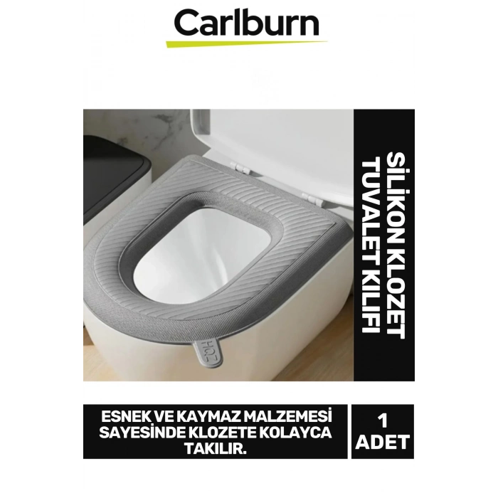 Özel Üretim Esnek Kaymaz Çıkarılabilir Yıkanabilir Yumuşak Silikon Konforlu Klozet Tuvalet Kılıfı