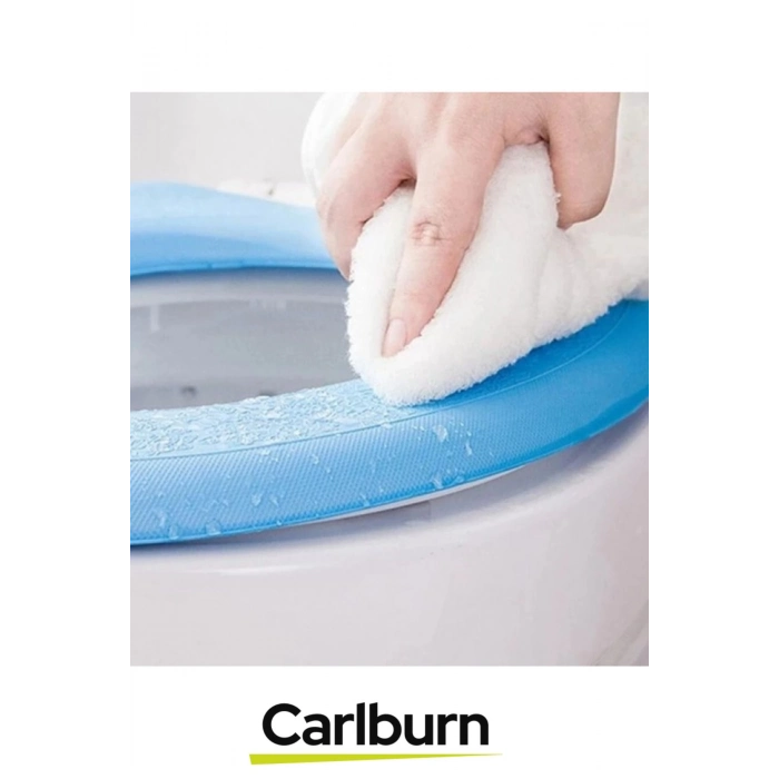 Özel Üretim Esnek Kaymaz Çıkarılabilir Yıkanabilir Yumuşak Silikon Konforlu Klozet Tuvalet Kılıfı