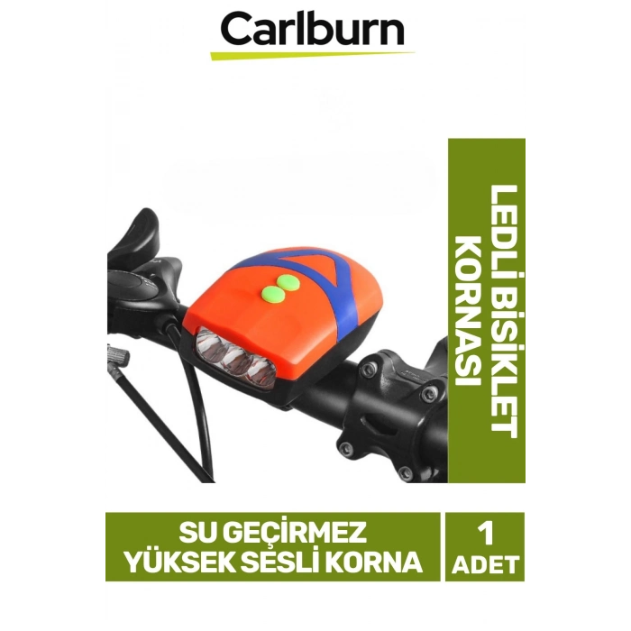 Özel Üretim Yüksek Sesli Su Geçirmez Kolay Takılabilir Ledli Bisiklet Kornası