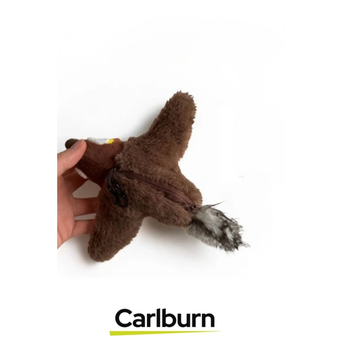 Premium Avcılık İçgüdüsünü Ortaya Çıkaran Kanat Çırpan Sesli Usb Şarjlı Peluş Uçan Kuş Oyuncak