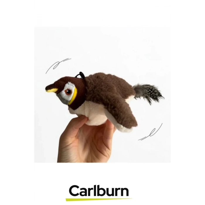 Premium Avcılık İçgüdüsünü Ortaya Çıkaran Kanat Çırpan Sesli Usb Şarjlı Peluş Uçan Kuş Oyuncak